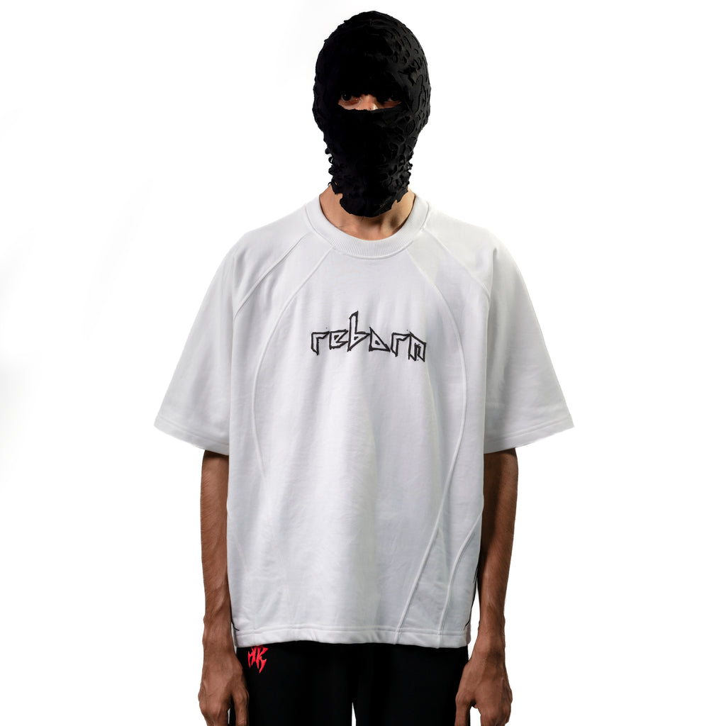 Tribal wing tee // white