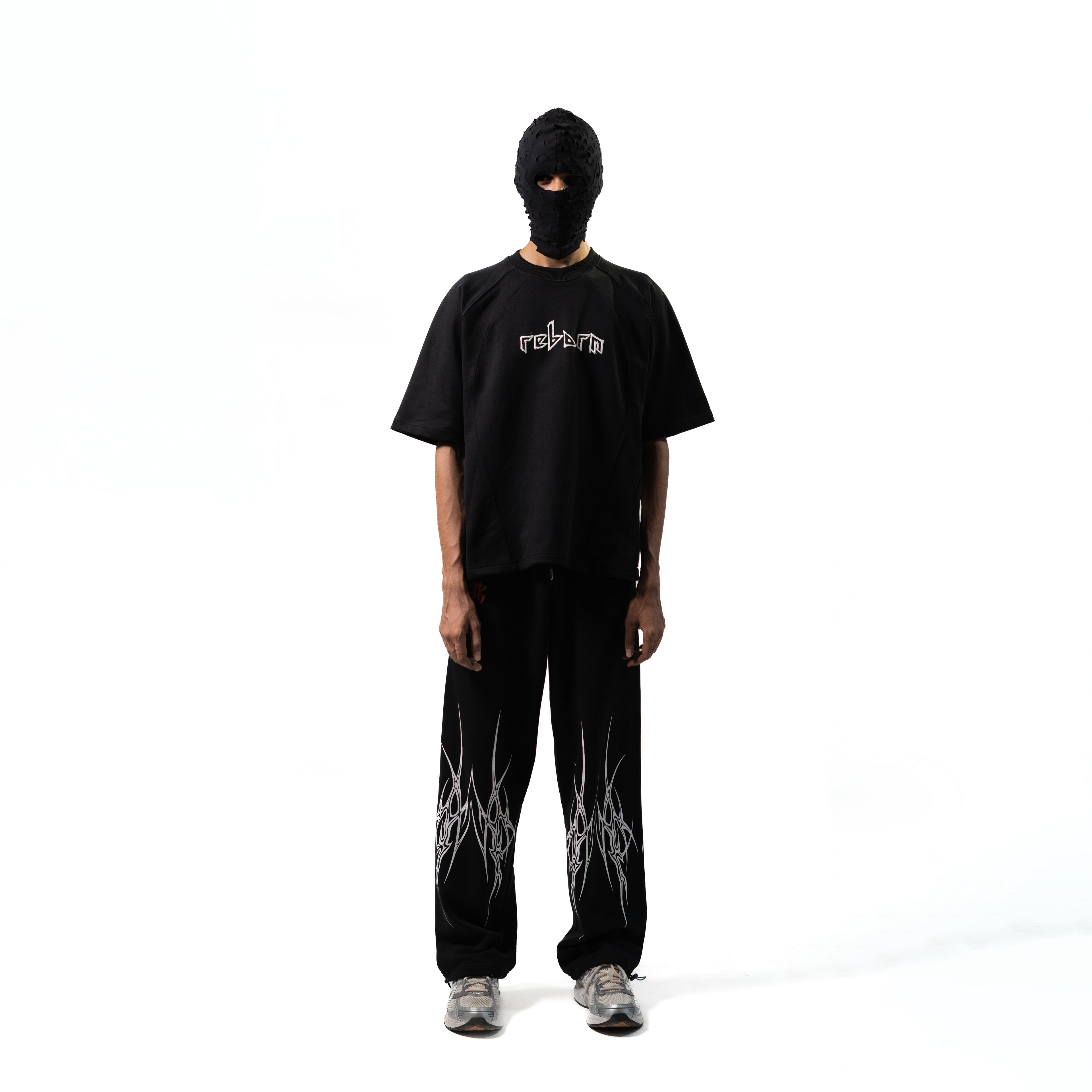 Tribal wing tee // black