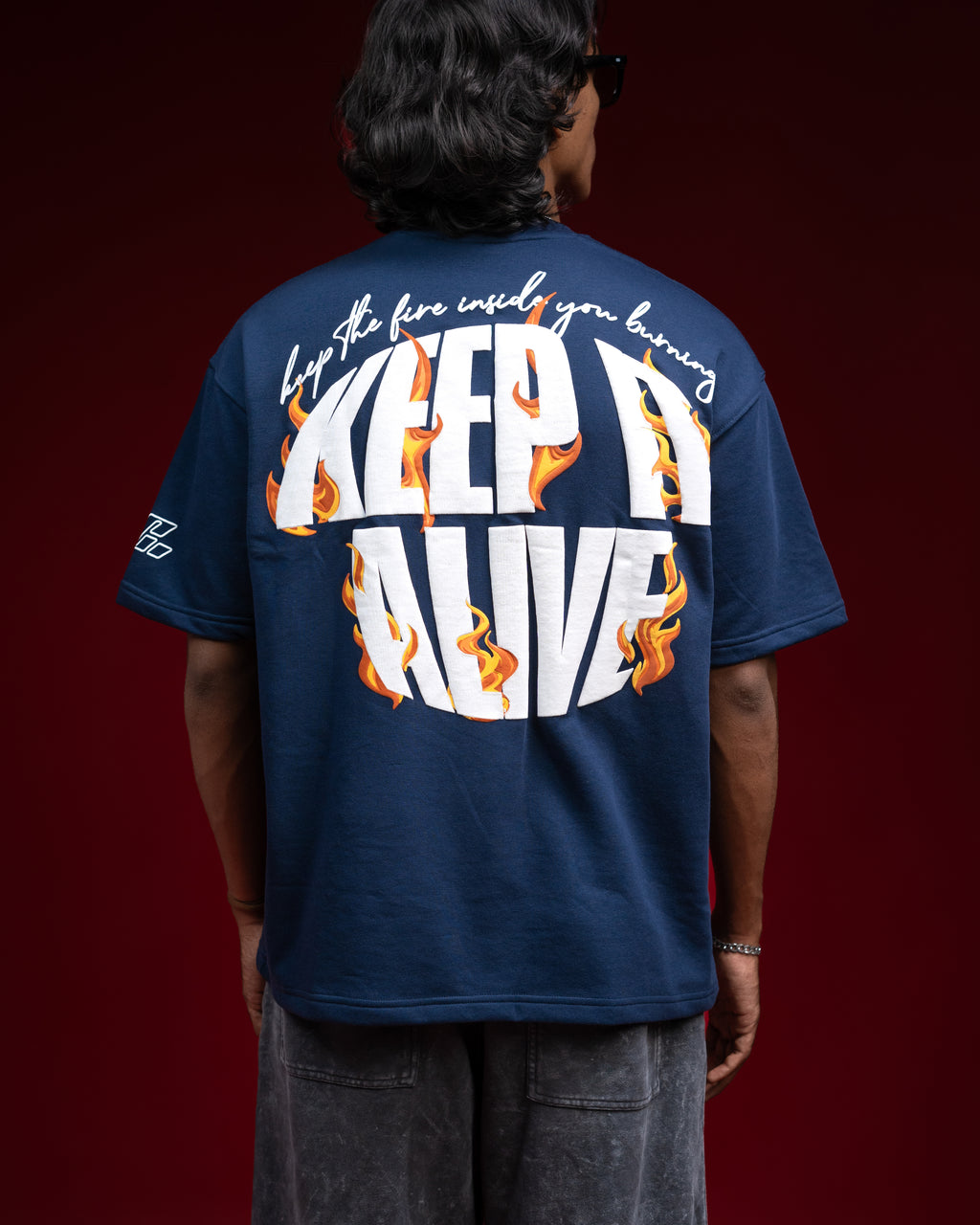 KEEP IT ALIVE  T- SHIRT DRAK BLUE