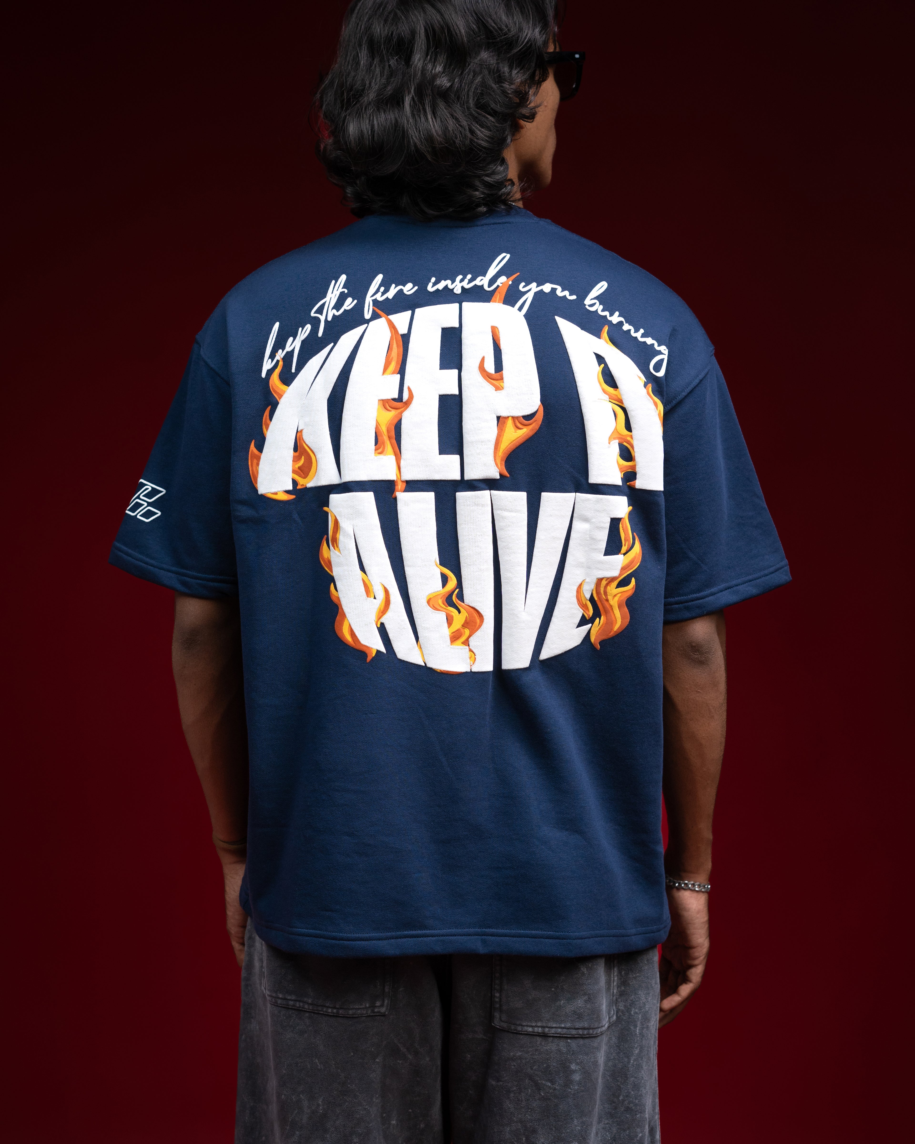 KEEP IT ALIVE  T- SHIRT DRAK BLUE