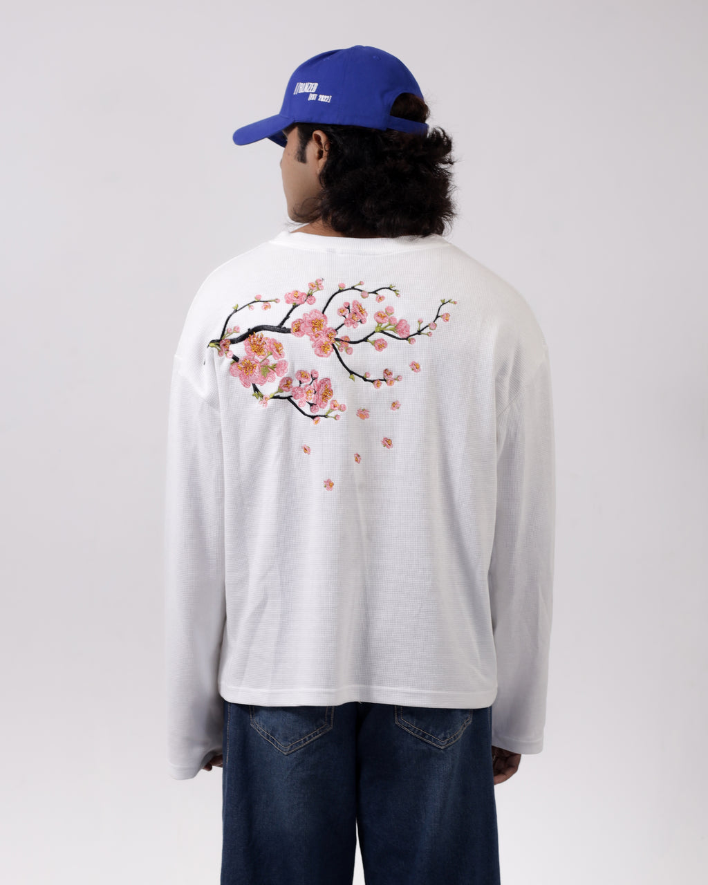 WAFFLE KNIT t-shirt / WHITE