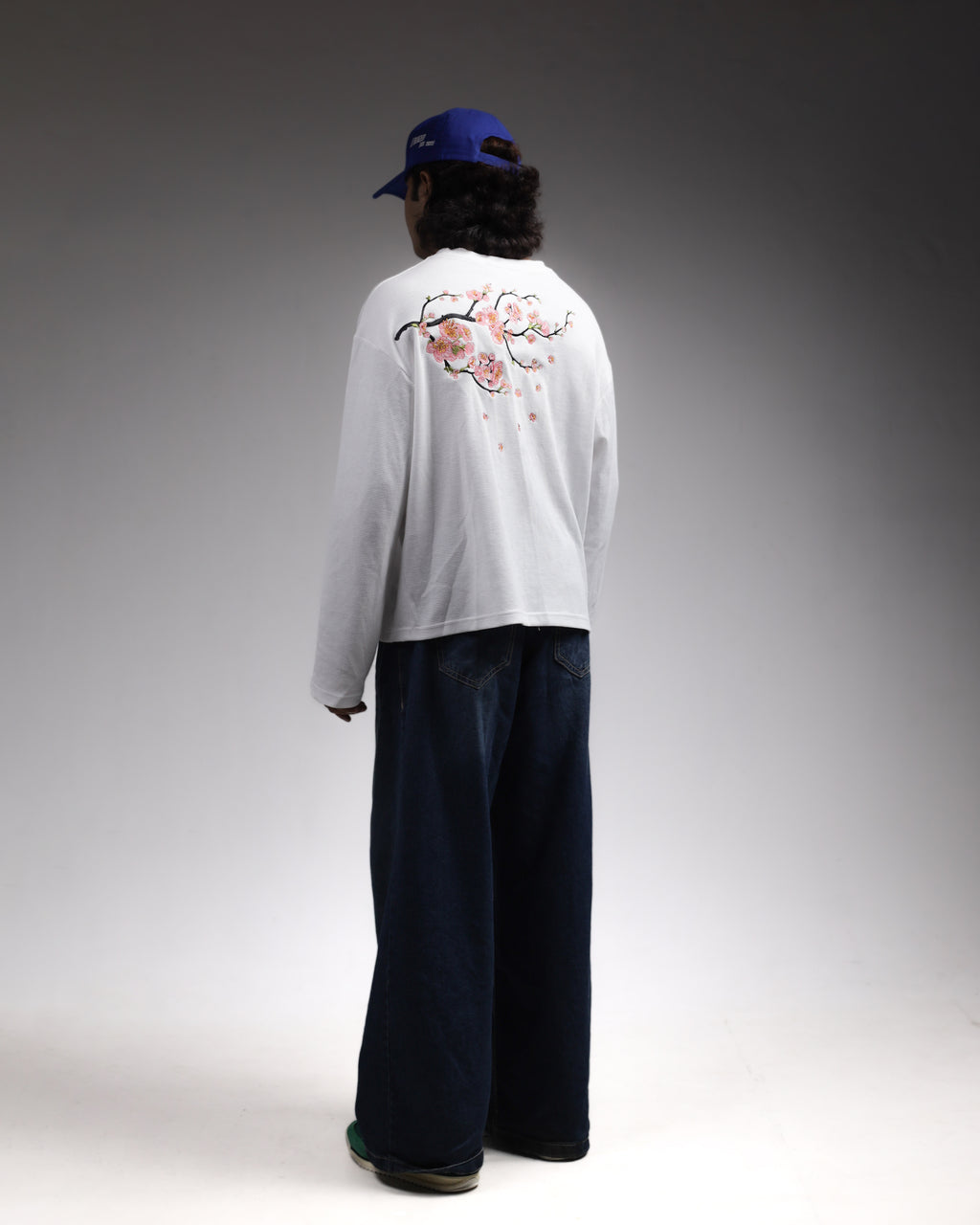 WAFFLE KNIT t-shirt / WHITE