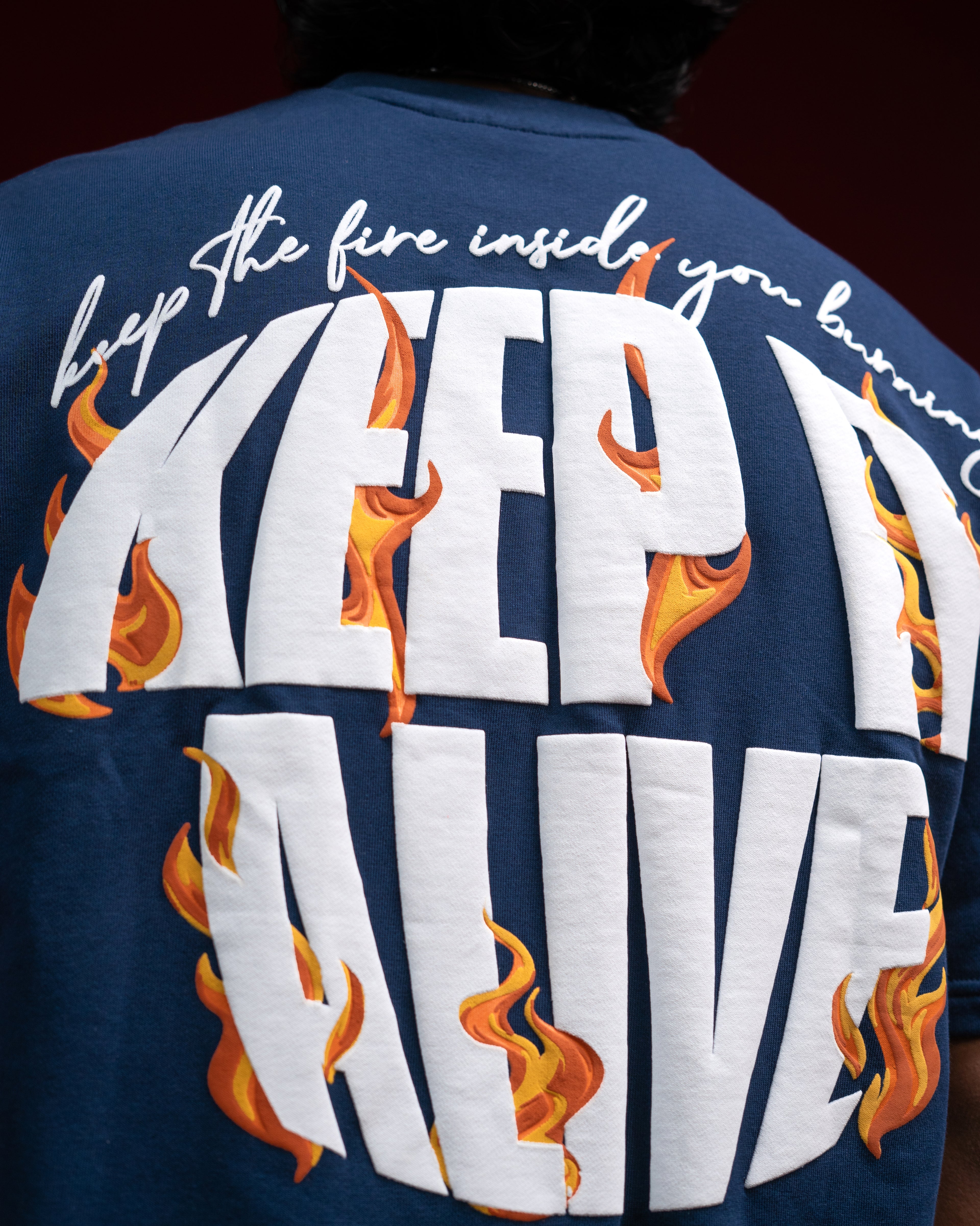 KEEP IT ALIVE  T- SHIRT DRAK BLUE