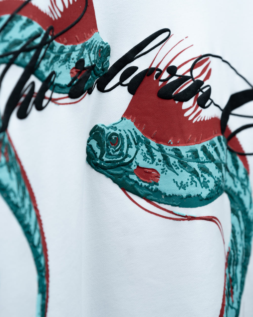OAR FISH TEE // WHITE