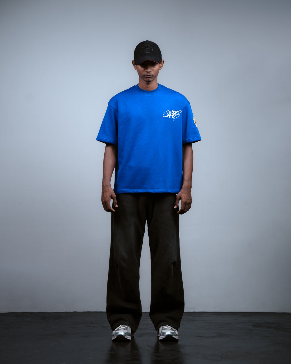 SUNFLOWER TEE // BLUE