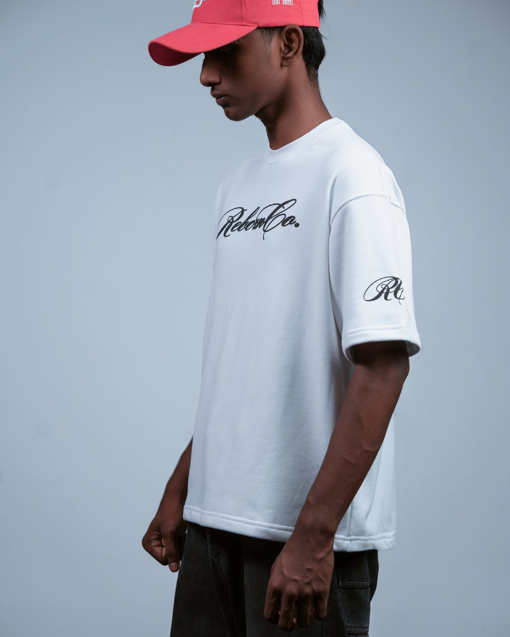 OAR FISH TEE // WHITE