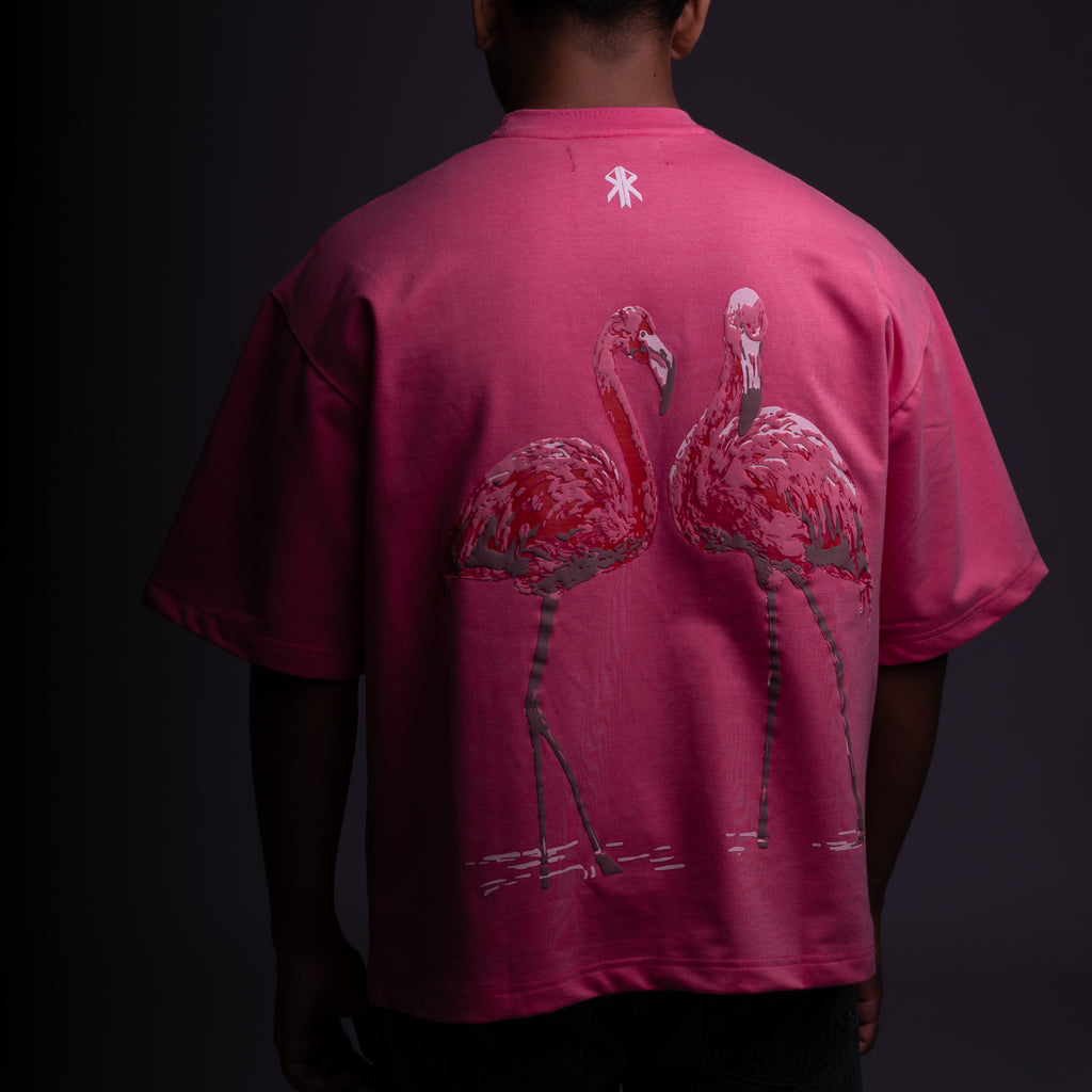 Flamingo pink t-shirt