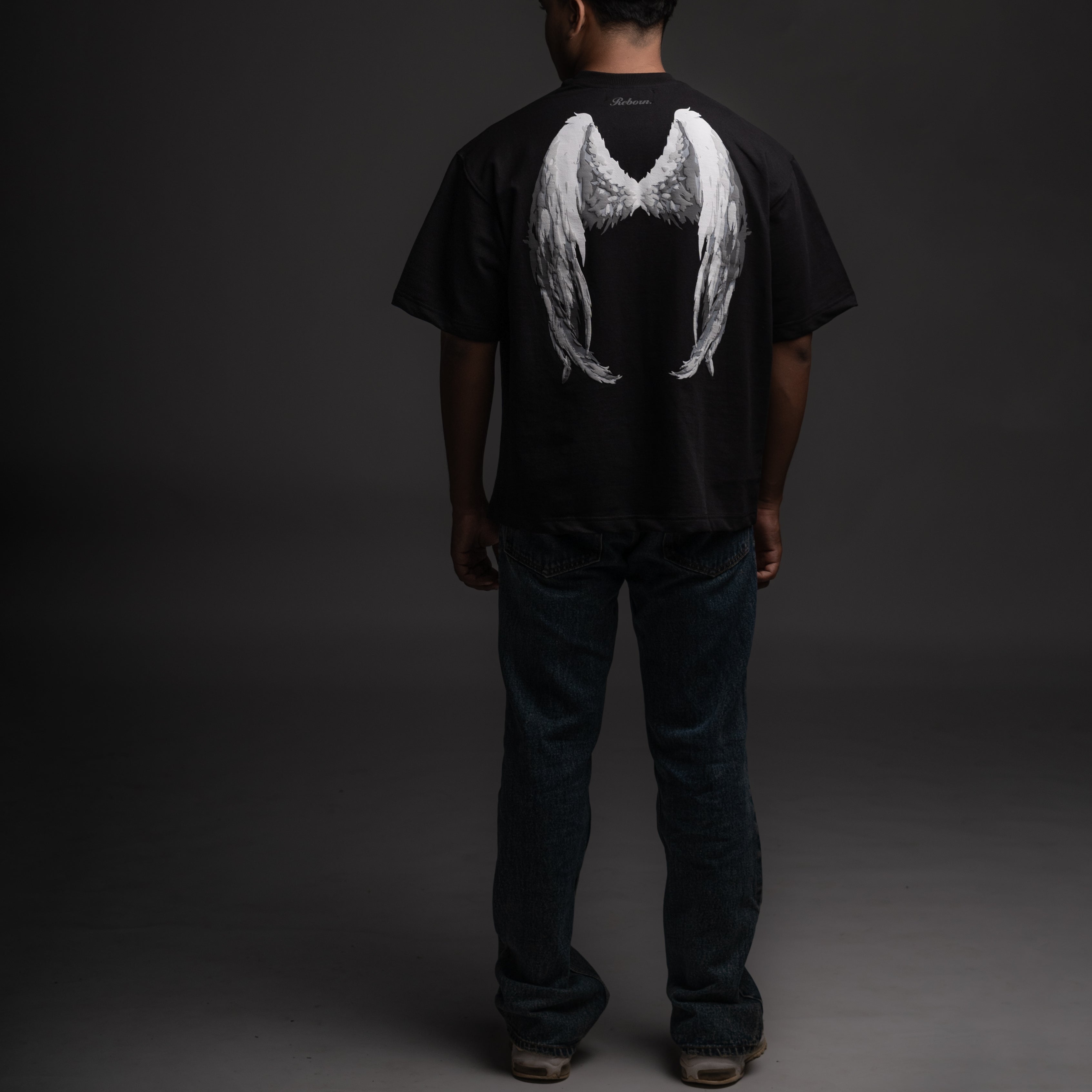 Wings black t-shirt