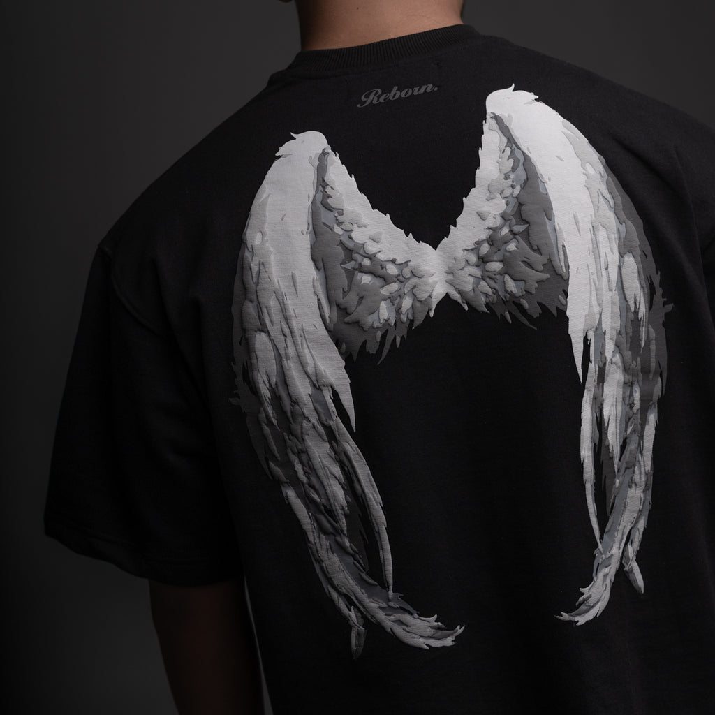Wings black t-shirt