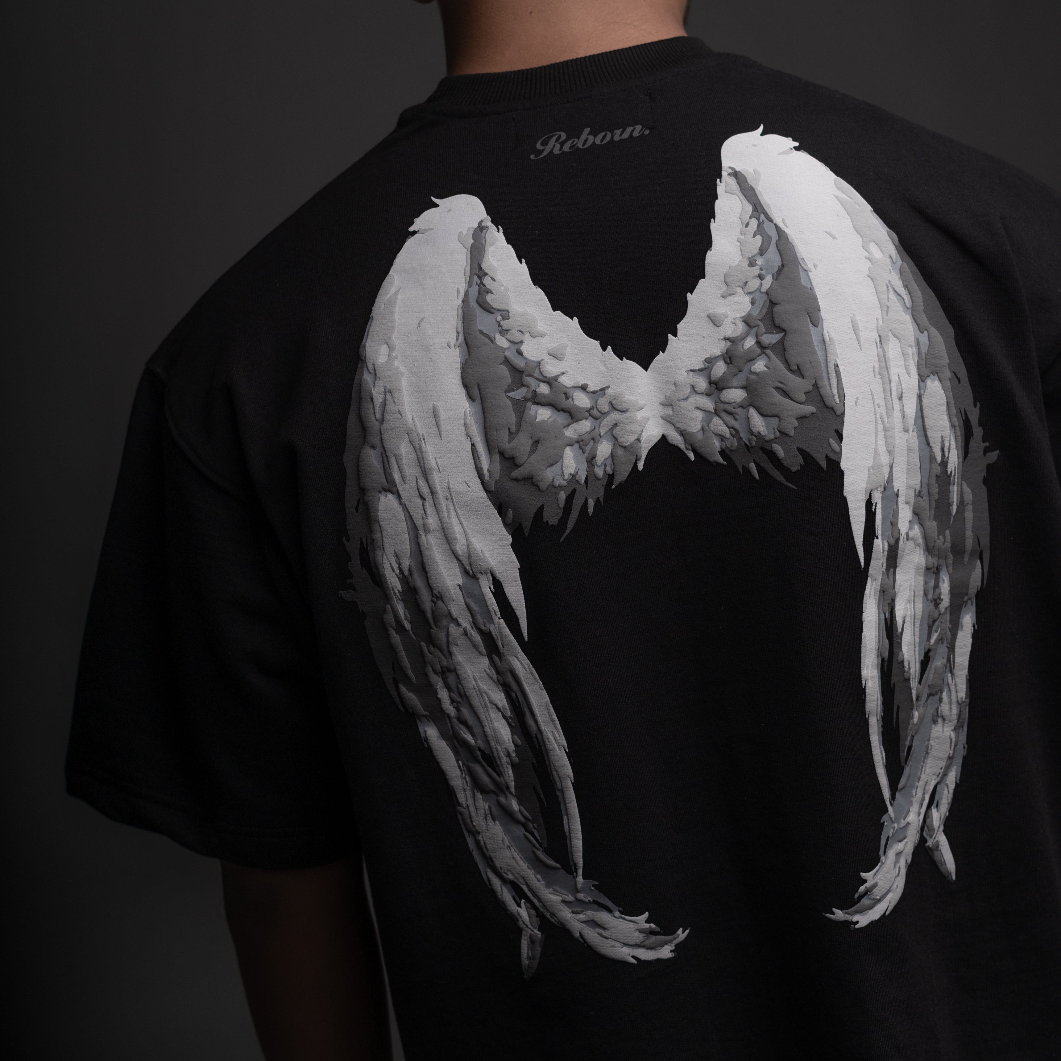 Wings black t-shirt