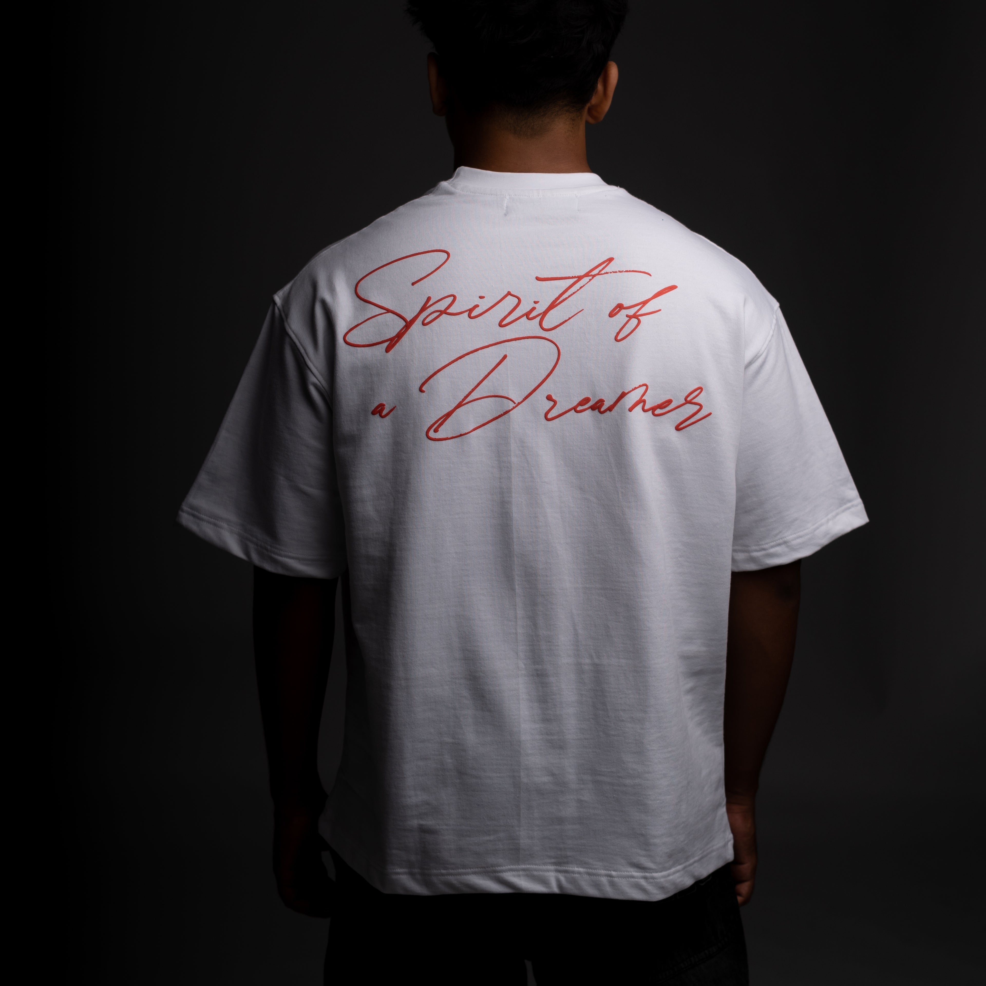 Dove white t-shirt box fit