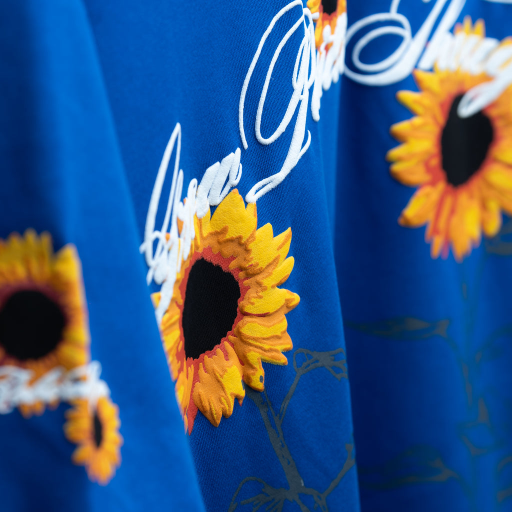 SUNFLOWER TEE // BLUE