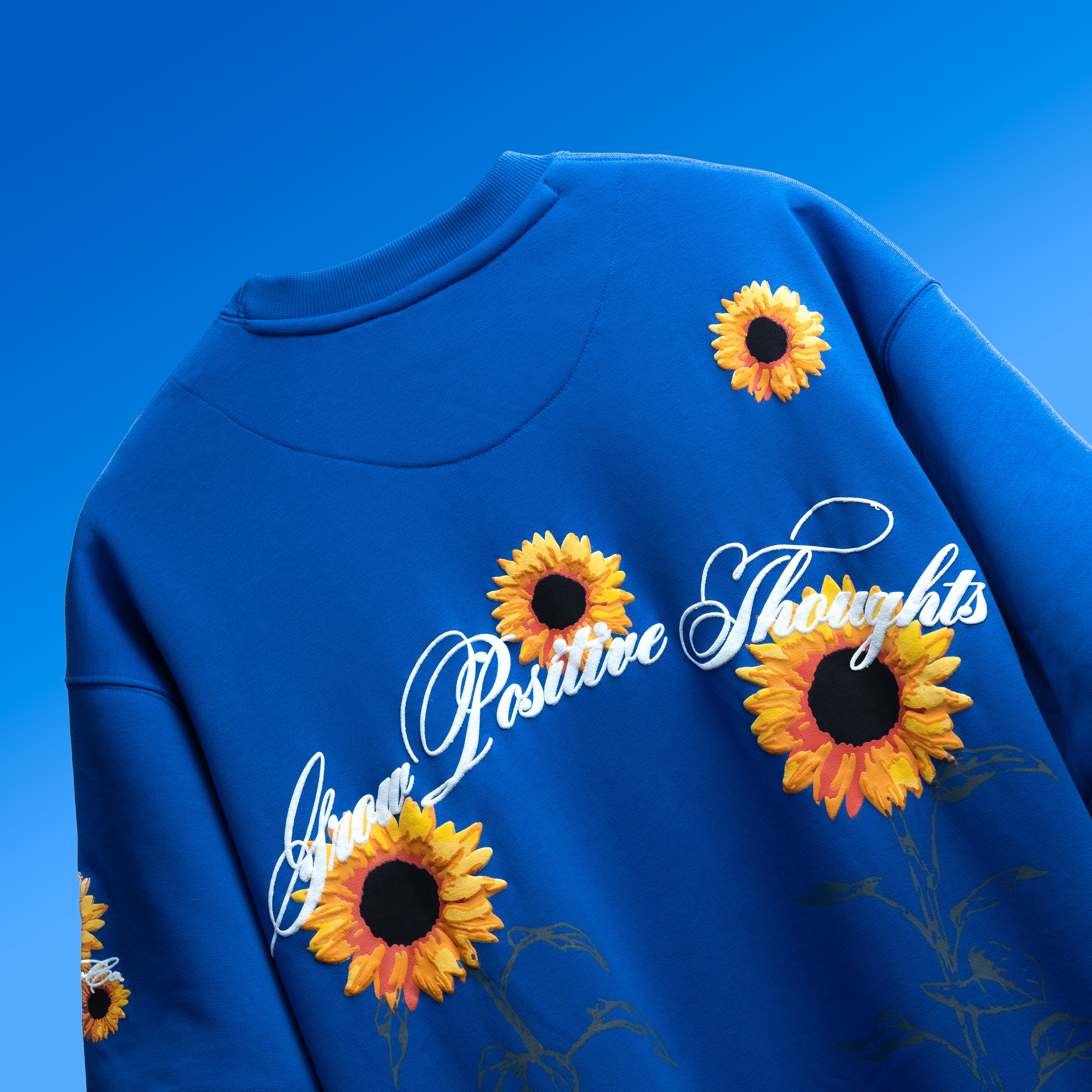 SUNFLOWER TEE // BLUE