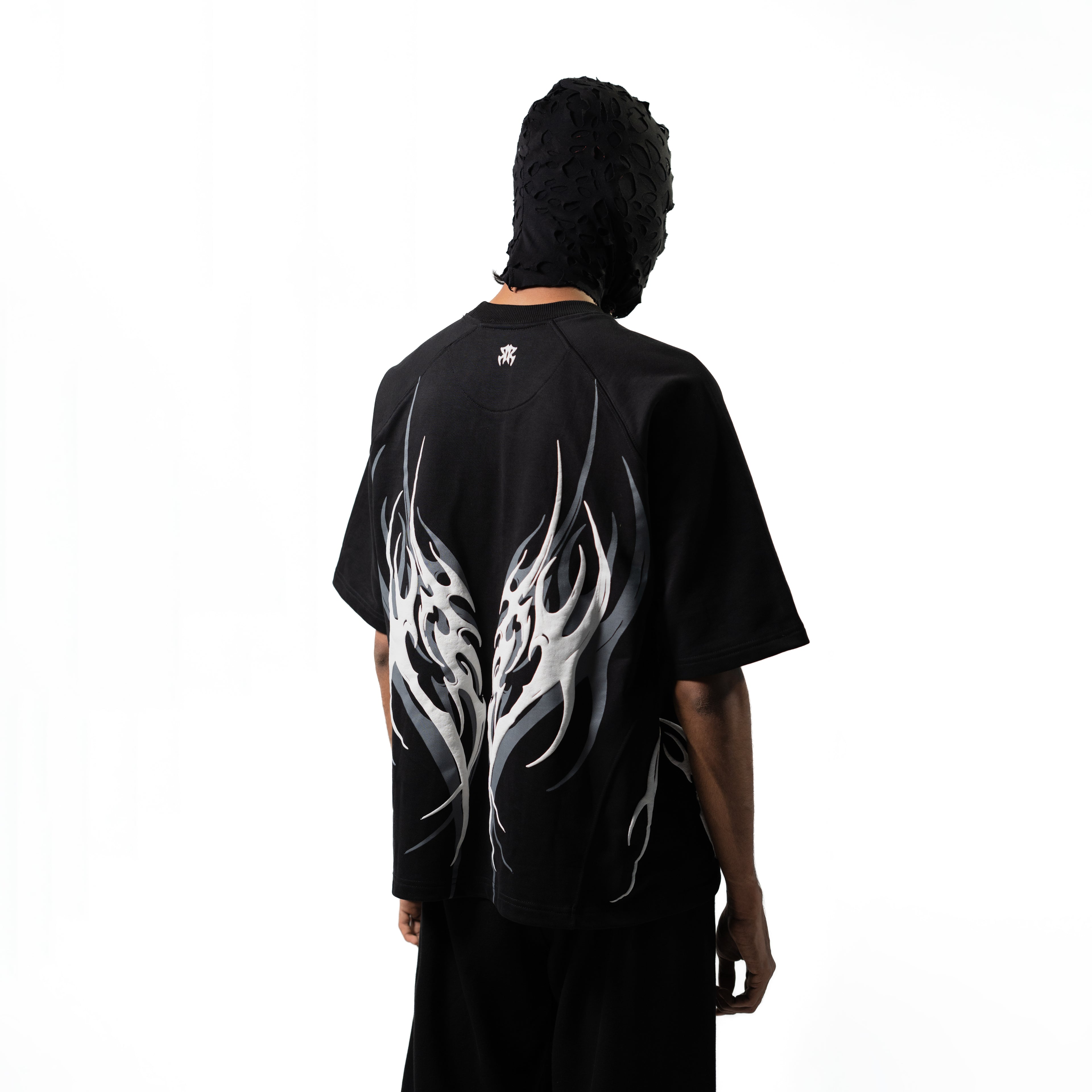 Tribal wing tee // black