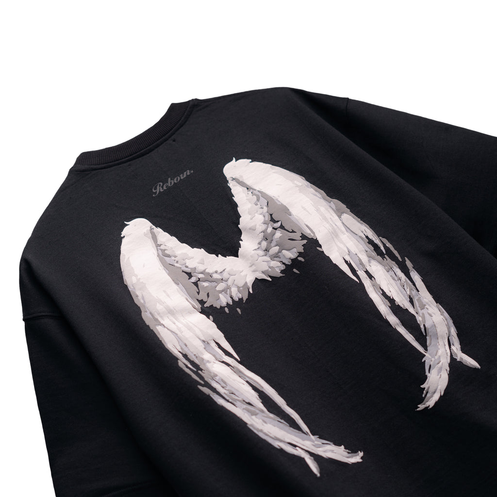 Wings black t-shirt