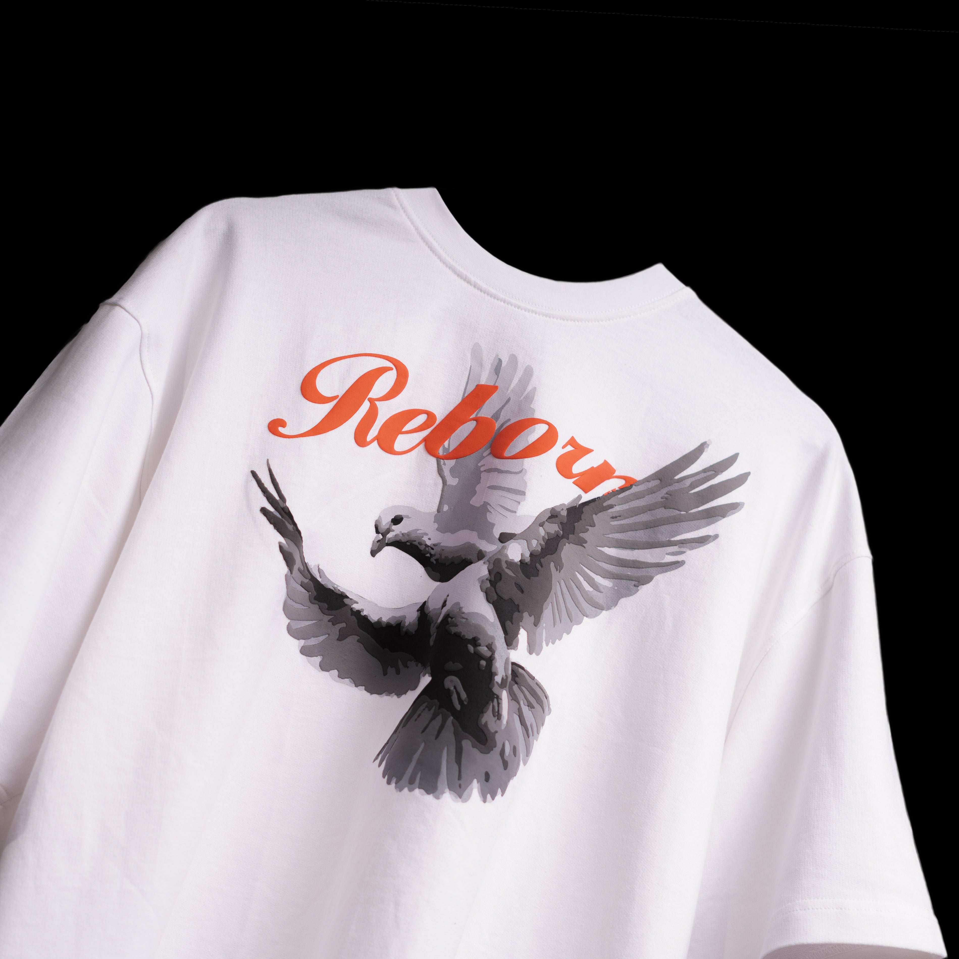 Dove white t-shirt box fit