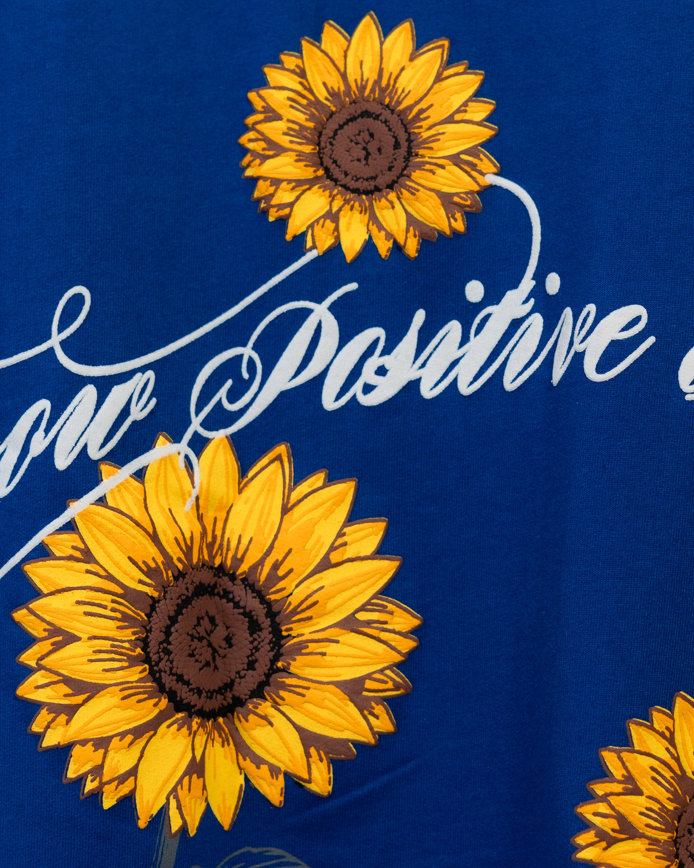 SUNFLOWER TEE // BLUE