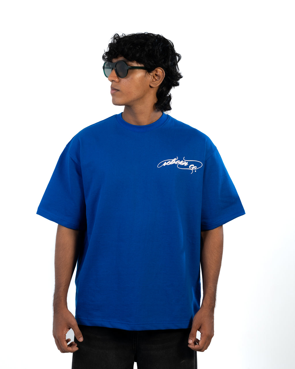 SUNFLOWER TEE // BLUE