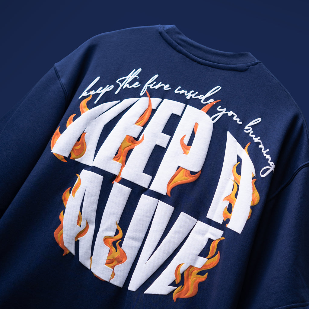 KEEP IT ALIVE  T- SHIRT DRAK BLUE