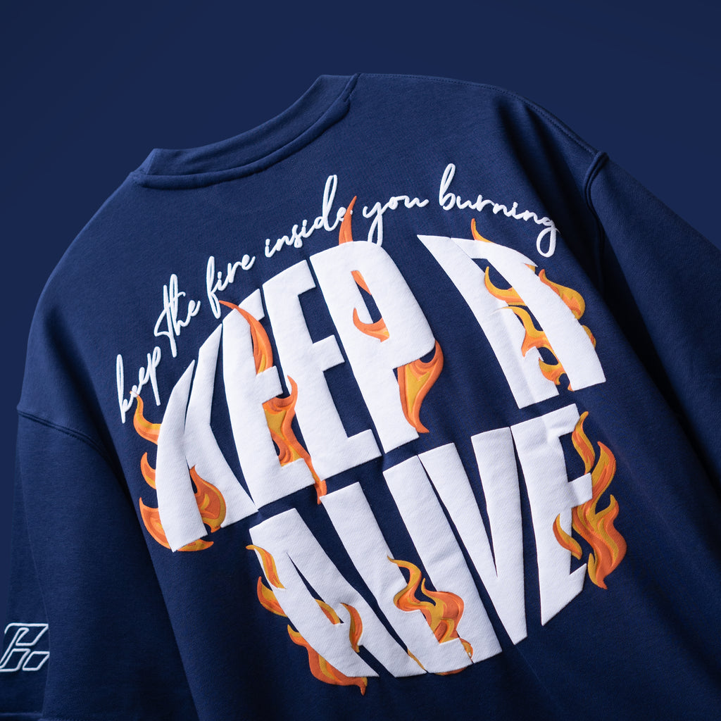 KEEP IT ALIVE  T- SHIRT DRAK BLUE