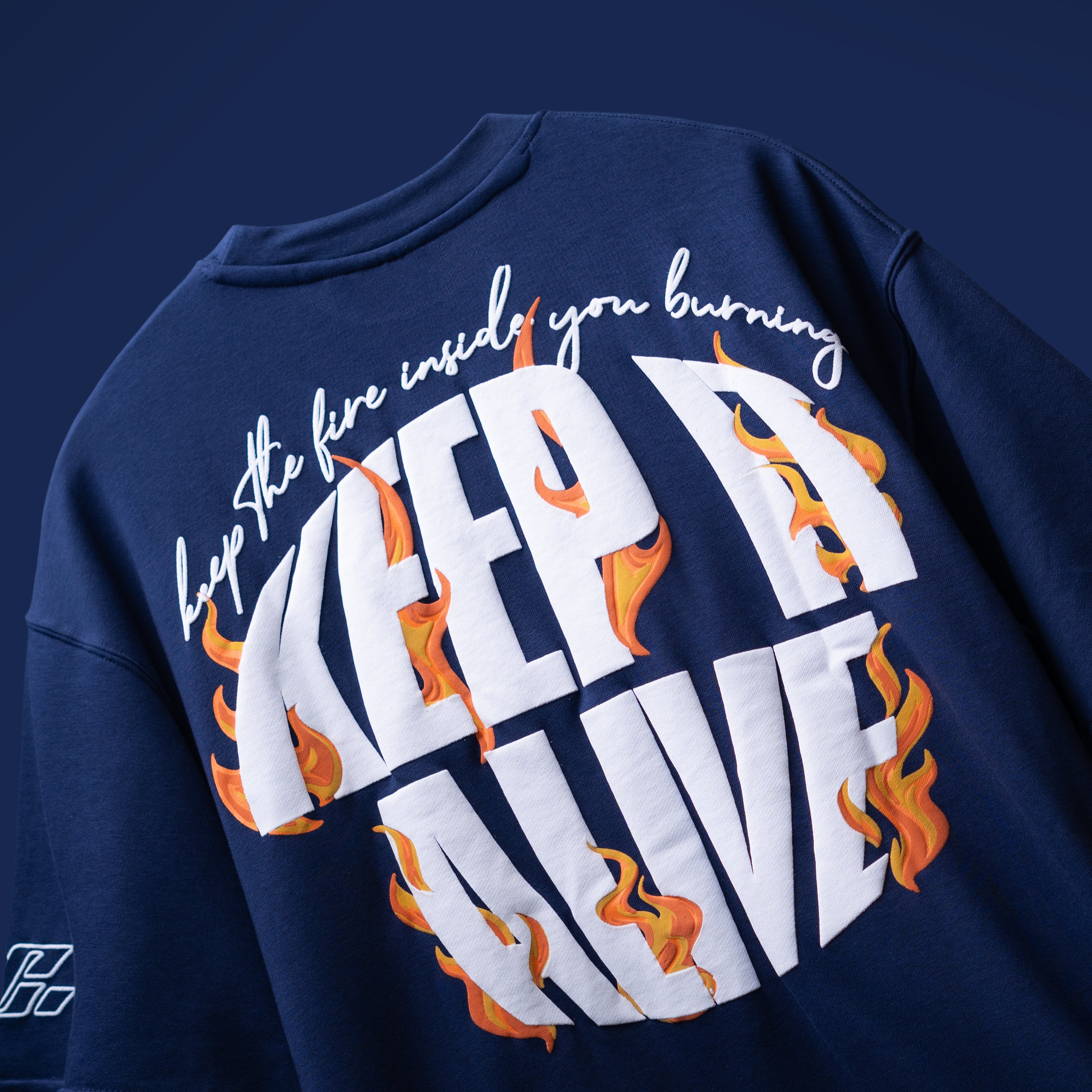 KEEP IT ALIVE  T- SHIRT DRAK BLUE